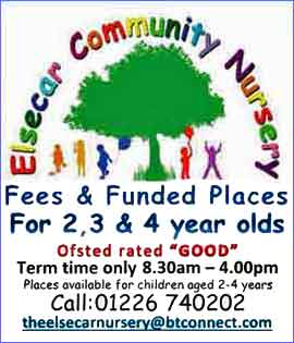 Advert for Elsecar Community Nursery