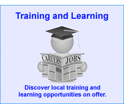 Link button to Training and Learning page