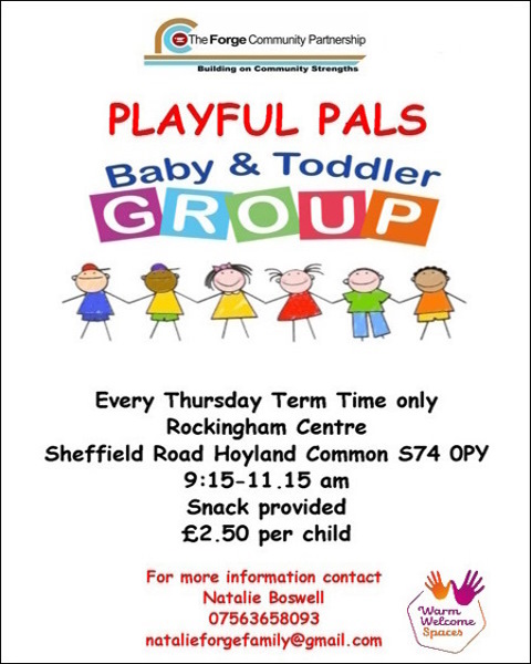 Baby & Toddler Group - The Rockingham Centre - Term Time only 9-15am-11:15am