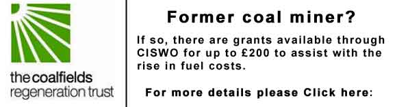 Coalfields Regeneration Trust Grants available to help with fuel costs for former Coal Miners